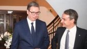 PREDSEDNIK VUČIĆ U POSETI GRČKOJ: Radna večera i razmatranje važnih tema u neformalnoj atmosferi (FOTO)