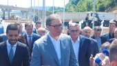 VUČIĆ NA OTVARANJU DEONICE ORLOVAČA—STRAŽEVICA: Od 18 sati će biti puštena u saobraćaj (FOTO/VIDEO)