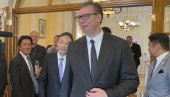 PREDSEDNIK VUČIĆ U AMBASADI JAPANA: Svečani prijem povodom obeležavanja 140 godina prijateljskih odnosa