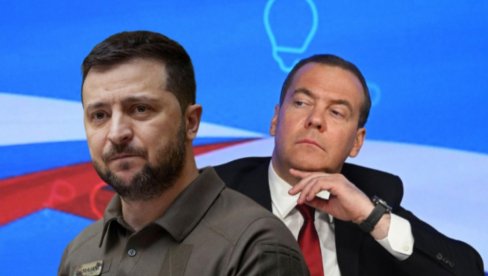 MEDVEDEV O “PREKIDU VEZE”: Zelenski je napravio cirkus, imitirajući Makronov poziv