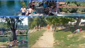 PLAŽE VRBASA I BAZENI KRCATI: Banjalučani u vodi našli spas od +35 stepeni Celzijusa (FOTO)