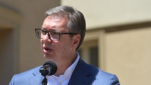 VUČIĆ U ARANĐELOVCU: Predsednik na otvaranju novog pogona kompanije Knjaz Miloš