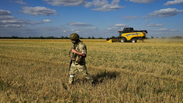 УКРАЈИНЦИ ПАЛЕ ЖИТНА ПОЉА: Користе војну технику за изазивања пожара