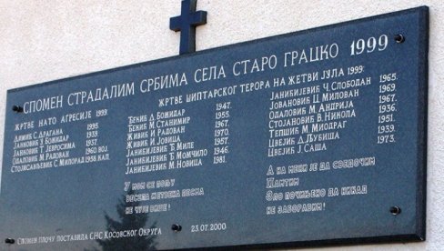 ZLOČINI UČK OBAVIJENI VELOM ĆUTANJA: Od masakra u Starom Gracku 26 godina, počinioci nikada nisu privedeni pravdi ZLOČINI UČK OBAVIJENI VELOM ĆUTANJA: Od masakra u Starom Gracku 26 godina, počinioci nikada nisu privedeni pravdi