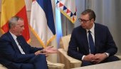 VUČIĆ PRIMIO U OPROŠTAJNU POSETU AMBASADORA BELGIJE: Hvala na snažnoj podršci koju pružate Srbiji na evropskom putu