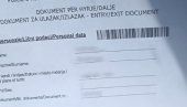 ОВО СУ ДОКУМЕНТИ ЗА УЛАЗАК НА АДМИНИСТРАТИВНОМ ПРЕЛАЗУ МЕРДАРЕ: Грађанима са српским личним картама се издају пропратни папири (ФОТО)