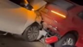 NANIZANA TRI VOZILA: Lančani sudar na auto-putu Miloš Veliki (VIDEO)