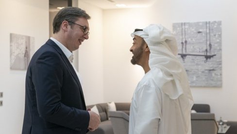 VUČIĆU IZ EMIRATA: Mohamed bin Zajed čestitao pobedu liste Srbija ne sme da stane na izborima VUČIĆU IZ EMIRATA: Mohamed bin Zajed čestitao pobedu liste Srbija ne sme da stane na izborima