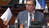 ВУЧИЋ ПОКАЗАО СРАМНИ ТВИТ СРЂАНА МИЛИВОЈЕВИЋА: То је човек који жели да моје дете буде убијено (ВИДЕО)