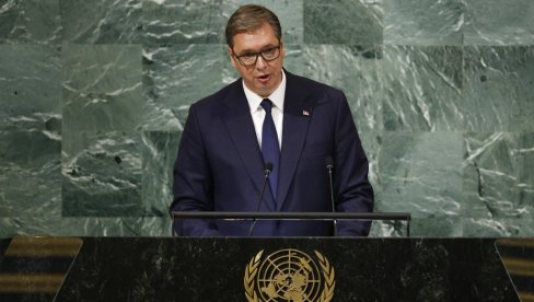 VUČIĆ U 18 ČASOVA GOVORI NA GS UN U NJUJORKU: Svi slobodarski narodi sveta čekaju obraćanje predsednika Srbije