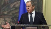 MI SMO MIRNI LJUDI, ALI OKLOPNI VOZ STOJI TAMO GDE JE POTREBNO Lavrov o saradnji Moskve i Minska - Štitićemo se od nasrtaja zapadnih suseda