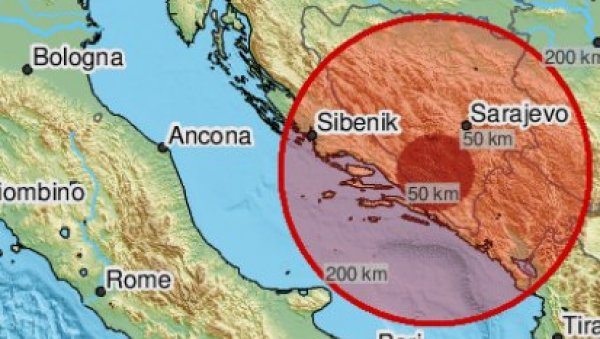 ЗЕМЉОТРЕС У БиХ: Осетио се у Мостару и Сарајеву, тресла се земља и у Далмацији