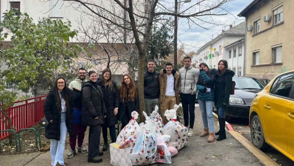 Студенти из региона за децу Свратишта (ФОТО)