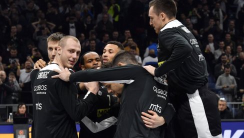 EVROLIGA ODAJE PRIZNANJE CRNO-BELIMA: Partizan dobio lepe vesti iz elitnog takmičenja