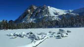 HRIDSKO JEZERO UTONULO U SAN: Prirodni fenomen na severozapadnoj strani Prokletija već zaleđen, a visina snega premašuje 50 centimetara