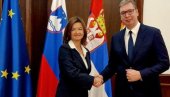 SLOVENIJA JE JEDAN OD NAŠIH NAJZNAČAJNIJIH PARTNERA Vučić sa Tanjom Fajon: Obavestio sam je o situaciji na KiM