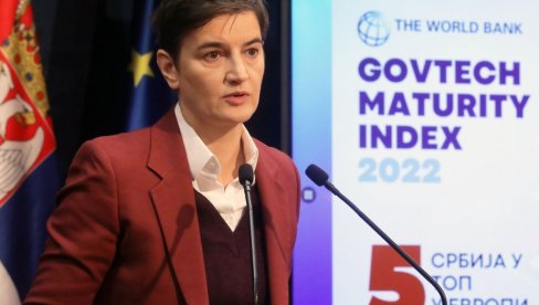 SRBIJA U SAMOM VRHU: Premijerka Brnabić ponosna na uspeh naše zemlje (FOTO)