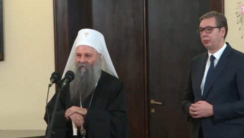 VUČIĆ O PATRIJARHOVOM PISMU PUTINU, TRAMPU I PAPI: Verujem da će razumeti potrebe srpskog naroda na KiM