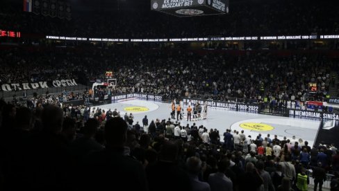 VAŽNO! Oglasio se KK Partizan - protiv Pariza minut ćutanja i bez muzike zbog Dana žalosti