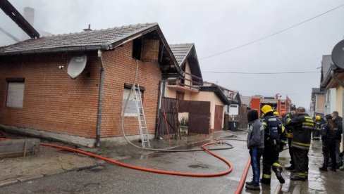 PRVE FOTOGRAFIJE VATRENE STIHIJE U BEOČINU: Vatrogasci se bore sa vatrom (FOTO)