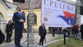 VUČIĆ NA SRETENJSKOJ AKADEMIJI: Sretenje je za nas crveno slovo - ne smemo da se igramo, država ne trpi avanturizam (VIDEO)