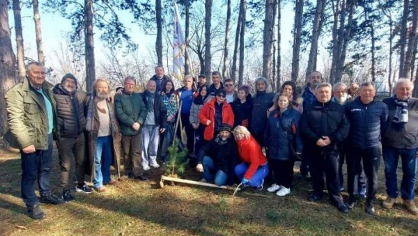 АКЦИЈА ПОШУМЉАВАЊА РУСКОГ ГРОБЉА: Волонтери изашли на терен (ФОТО)