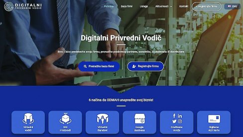 SVI NA JEDNOM MESTU: Digitalni privredni vodič