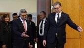 VUČIĆ POSLE SASTANKA SA ABDULAHOM BIN ZAJEDOM: Ukazao sam šta je ono što Beograd može da prihvati, zahvalni smo na podršci UAE