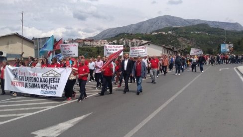 ПРОТЕСТ РАДНИКА ИНСТИТУТА ИГАЛО: Блокада рачуна Института додатни мотив за блокаду граничних прелаза ПРОТЕСТ РАДНИКА ИНСТИТУТА ИГАЛО: Блокада рачуна Института додатни мотив за блокаду граничних прелаза