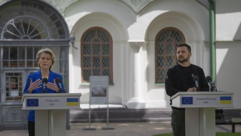 POSTIGLI VAŽAN DOGOVOR: Zelenski i Fon der Lajen razgovarali o alternativnim koridorima za izvoz žita POSTIGLI VAŽAN DOGOVOR: Zelenski i Fon der Lajen razgovarali o alternativnim koridorima za izvoz žita