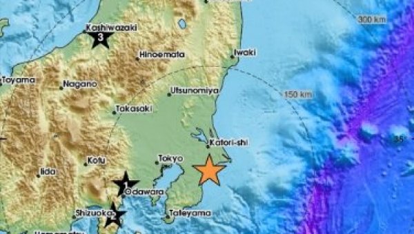 ЈАК ЗЕМЉОТРЕС ПОГОДИО ЈАПАН: Потрес јачине 6,2 степена по Рихтеровој скали