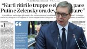 NEKA KURTI POVUČE TRUPE I BIĆE MIRA: Predsednik Vučić za italijansku La Stampu (FOTO)