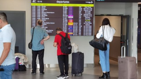 PONOVO PREKID U RADU SOFTVERA : Doćiće do kašnjenja letova u toku dana na Beogradskom aerodromu