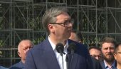 NE PRETIMO NIKOME ZA RAZLIKU OD NEKIH, MI ŽELIMO DA ŽIVIMO U MIRU: Vučić o izjavama Denisa Bećirovića