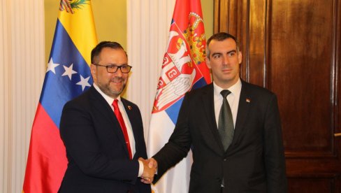 ОРЛИЋ СА МИНИСТРОМ ВЕНЕЦУЕЛЕ: Србија је на страни међународног права ОРЛИЋ СА МИНИСТРОМ ВЕНЕЦУЕЛЕ: Србија је на страни међународног права
