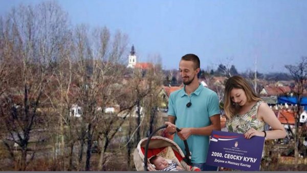 ДВЕХИЉАДИТА КУЋА ЗА ДИЈАНУ И МИЛОША И БЕБУ ВАСИЛИЈА Из Београда одлазе у Александрово: Село је наша будућност ДВЕХИЉАДИТА КУЋА ЗА ДИЈАНУ И МИЛОША И БЕБУ ВАСИЛИЈА Из Београда одлазе у Александрово: Село је наша будућност
