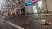 APOKALIPTIČNI PRIZORI U BANJALUCI: Nevreme lupalo i kidalo cveće, drveće i krovove (FOTO)