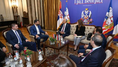 Градоначелник Шапић угостио председника Представничког дома Египта Градоначелник Шапић угостио председника Представничког дома Египта