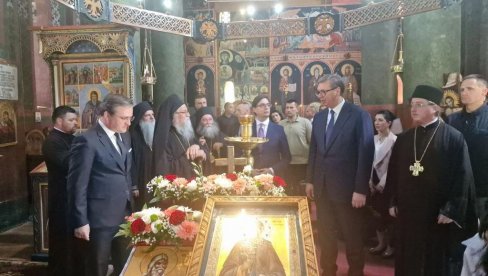 SRBIJA I SEVERNA MAKEDONIJA NEMAJU OTVORENIH PITANJA Vučić: Hvala SPC na istorijskoj odluci donetoj na dobrobit dva naroda SRBIJA I SEVERNA MAKEDONIJA NEMAJU OTVORENIH PITANJA Vučić: Hvala SPC na istorijskoj odluci donetoj na dobrobit dva naroda