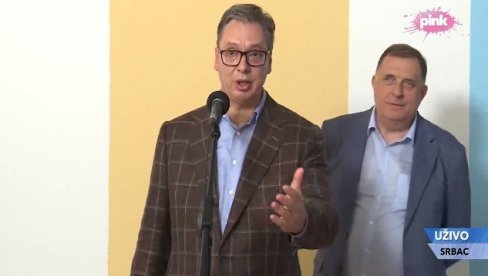 ПРЕДСЕДНИК СРБИЈЕ ТОКОМ ПОСЕТЕ РС: Поштујемо интегритет БиХ, али не смемо да окренемо леђа Републици Српској ПРЕДСЕДНИК СРБИЈЕ ТОКОМ ПОСЕТЕ РС: Поштујемо интегритет БиХ, али не смемо да окренемо леђа Републици Српској