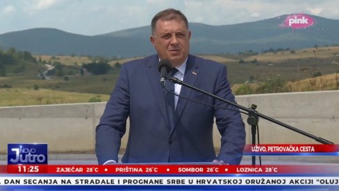 SVE DA NE BISMO DRUGE LJUTILI Dodik na Petrovačkoj cesti sa Vučićem: Odajemo počast deci koja su ubijena samo zato što su nosila srpsko ime SVE DA NE BISMO DRUGE LJUTILI Dodik na Petrovačkoj cesti sa Vučićem: Odajemo počast deci koja su ubijena samo zato što su nosila srpsko ime