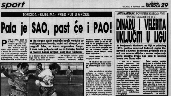 БОЛЕСНО! Хрвати и у спорту славе злочиначку акцију Олуја