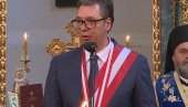 PREDSEDNIKU VUČIĆU URUČEN ORDEN BUDIMSKE EPARHIJE U MAĐARSKOJ: Ulagaćemo i dalje u svetinje, nadam se da ću opravdati priznanje!