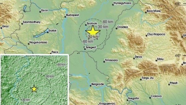 ВИШЕ ЗЕМЉОТРЕСА ПОГОДИЛО МАЂАРСКУ: Тресло се у комшилуку, очекују се накнадни потреси