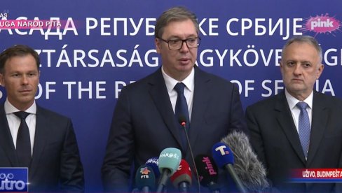 ВУЧИЋ СЕ ОБРАТИО ИЗ МАЂАРСКЕ: Главна тема разговора са Орбаном велики пројекти - Пруге, гас и стадиони ВУЧИЋ СЕ ОБРАТИО ИЗ МАЂАРСКЕ: Главна тема разговора са Орбаном велики пројекти - Пруге, гас и стадиони