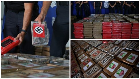 HITLER I KUKASTI KRSTOVI NA KOKAINU BALKANSKOG KARTELA: Šokantno otkriće španske policije posle rekordne zaplene (FOTO) HITLER I KUKASTI KRSTOVI NA KOKAINU BALKANSKOG KARTELA: Šokantno otkriće španske policije posle rekordne zaplene (FOTO)