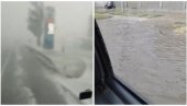 SUPERĆELIJSKA OLUJA SE SRUČILA NA VOJVODINU: Ruma okovana ledom, meteorolozi strahuju od tornada (VIDEO)