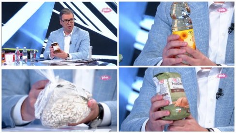 ПАДАЈУ ЦЕНЕ УЉА И БРАШНА: Председник показао нове намирнице - ово су сви производи са бољом ценом ПАДАЈУ ЦЕНЕ УЉА И БРАШНА: Председник показао нове намирнице - ово су сви производи са бољом ценом