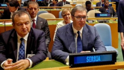 ШТИТИЋЕМО СНАЖНО ПОЗИЦИЈУ СРБИЈЕ Вучић најавио своје обраћање у УН - Ми иступамо у четвртак (ФОТО) ШТИТИЋЕМО СНАЖНО ПОЗИЦИЈУ СРБИЈЕ Вучић најавио своје обраћање у УН - Ми иступамо у четвртак (ФОТО)