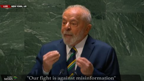ГОВОР КОЈИ ЈЕ ДОБИО ВЕЋИ АПЛАУЗ ОД БАЈДЕНОВОГ: Обраћање бразилског председника Лула да Силве на Генералној скупштини УН-а (ВИДЕО) ГОВОР КОЈИ ЈЕ ДОБИО ВЕЋИ АПЛАУЗ ОД БАЈДЕНОВОГ: Обраћање бразилског председника Лула да Силве на Генералној скупштини УН-а (ВИДЕО)